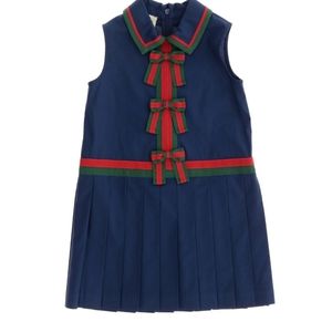 Navy Blue Gucci Kids Dress